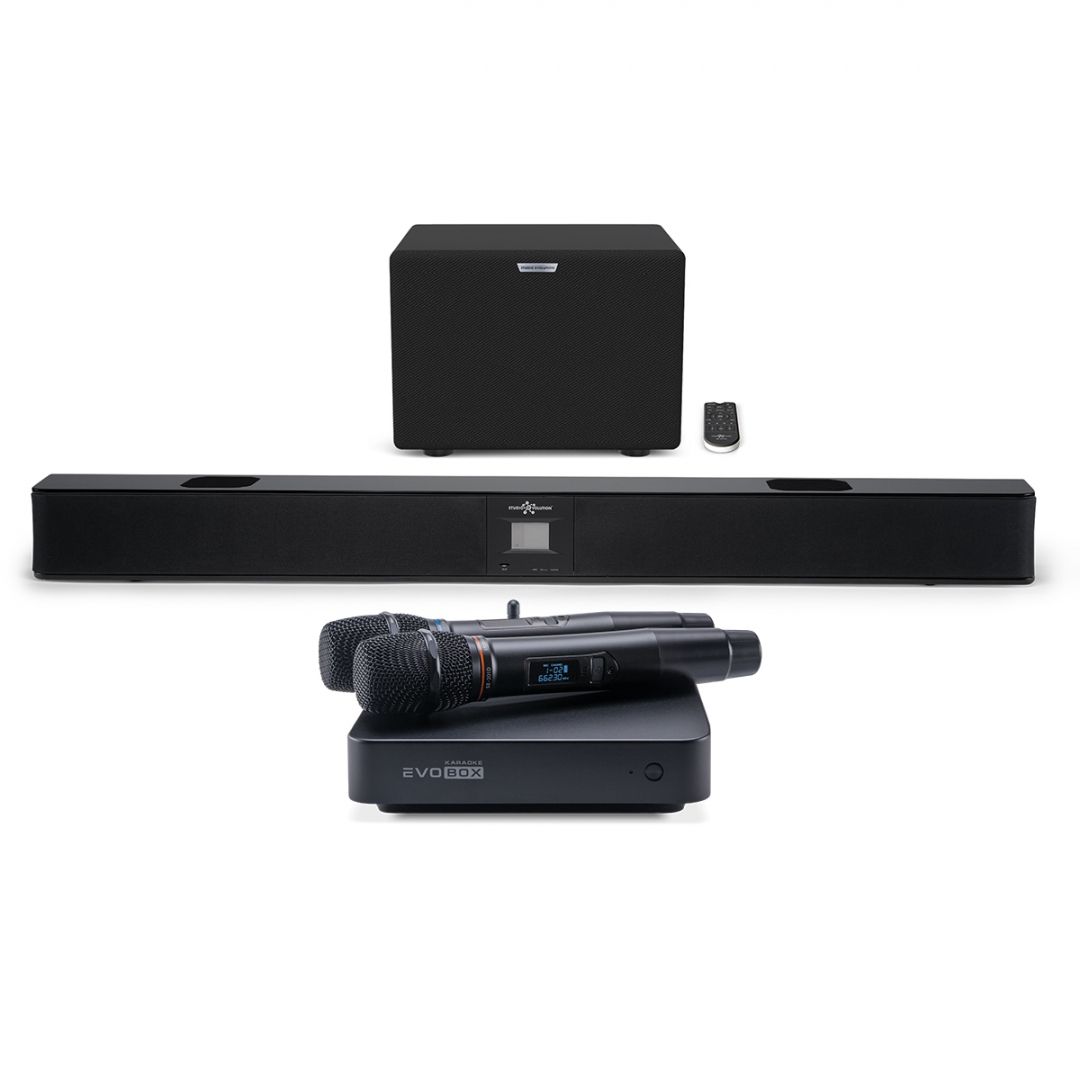 караоке-комплект EVOBOX Plus + EvoSound Bar (саундбар с караоке) в Новом Девяткино
