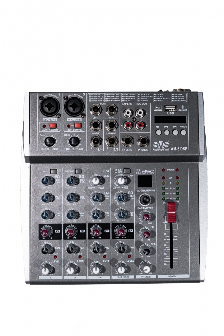 SVS Audiotechnik mixers AM-6 DSP Микшерный пульт аналоговый, 6-канальный SVS Audiotechnik mixers в Новом Девяткино