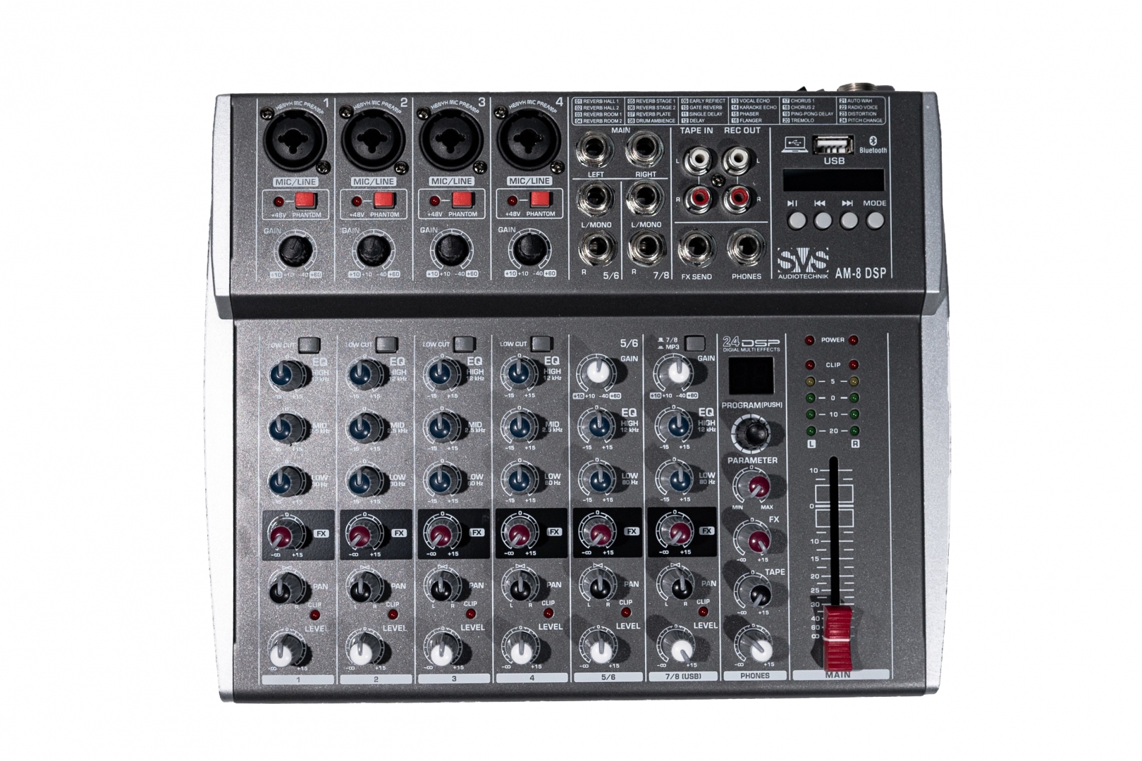 SVS Audiotechnik mixers AM-8 DSP Микшерный пульт аналоговый, 8-канальный в Новом Девяткино