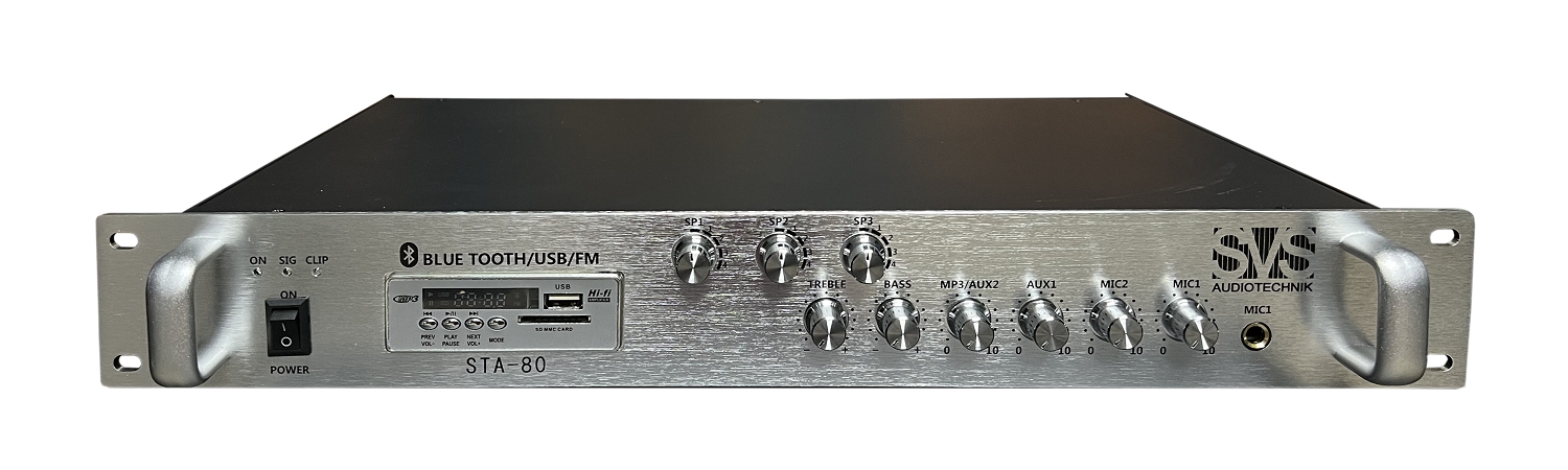 SVS Audiotechnik STA-80 Микшер-усилитель для систем Public Address в Новом Девяткино